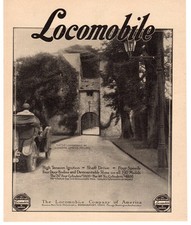 1911 Locomobile Ad Locomobile Company of America Brass Era Touring Car Pre WWI picture