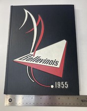 VINTAGE 1955 Yearbook Belleville Township High School Illinois IL 8x11x.5