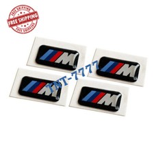 E46 M Wheel Emblem, Genuine OEM BMW M3 330i 328i 325i ZHP, SET OF 4 36112228660 picture
