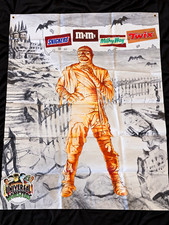 Universal Studios Monsters Store Poster 1994 Mars M&M’s 4' x 5' Extremely Rare picture