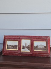 Antique Velvet 3 Glass PictureEngland picture