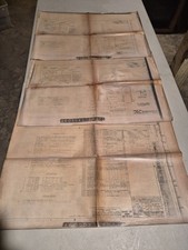 Vintage 1976 Long Beach Naval Shipyard Auxiliary Machinery Drawing Collection picture