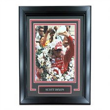 Scott Dixon Autographed IndyCar Deluxe Framed 8x10 Photo picture