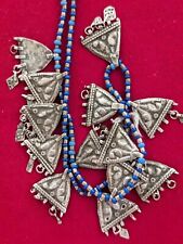 Rare Antique Ethiopian Decorated Telsum Silver beads/pendants Necklace, Africa  picture