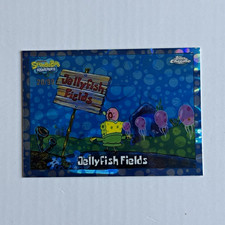 2025 Topps Chrome SpongeBob SquarePants 25 #47 Jellyfish Fields 20/99 picture