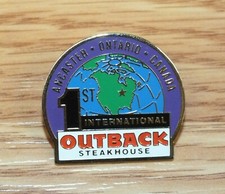 1st International Outback Steakhouse Ancaster Ontario Canada Rare Lapel Pin picture