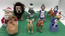 2004 VTG Rudolph The Red Nosed Reindeer & Island Of Misfit Toys 8 Figures & more picture
