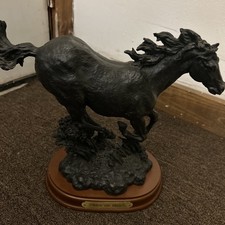 MONTANA LIFESTYLES SCULPTURE WILD AND FREE HORSE  picture