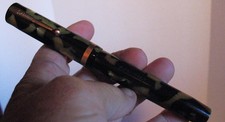 Vtg Shaeffer Lifetime Flat Top Fountain Pen 14K Gold Nib Unrestored Lever Fill picture
