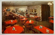 ca 1964 NJ Postcard Woodbury New Jersey Ogle's Cafeteria restaurant interior picture