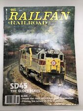 Railfan & Railroad Magazine 1993 June SD45 The Glory Years  The Fugitive filming picture
