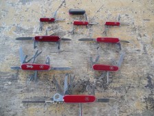 vintage victorinox swiss army knives officer suisse lot picture