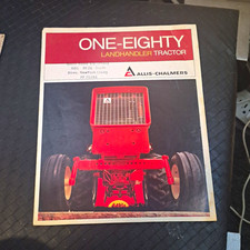 Allis Chalmers One-Eighty Landhandler Tractor Agriculture Advertising Brochure picture