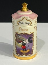 PERFECT LENOX WALT DISNEY MICKEY MOUSE ONION SPICE JAR NO BOX picture