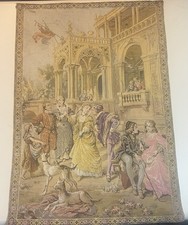 Antique Tapestry Made In France 26”X 18” Great Condition picture