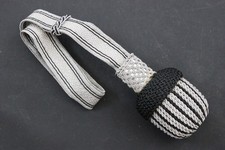German WWII Waffen-SS NCO Sword Knot Portepee Silver Bullion picture
