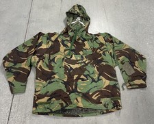 Vintage 1984 British Military DPM Camo NBC Mk III Hooded Smock Medium Pullover picture