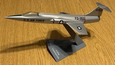 Vintage 50s USAF Lockheed F-104 Starfighter Airplane Desktop Model Topping picture