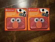 Vintage Tickle Me, Elmo Target Gift Cards, Unused Not Loaded With Money picture