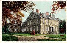 Cliveden Chew Mansion Germantown Philadelphia PA Vintage Postcard 5PA12 picture