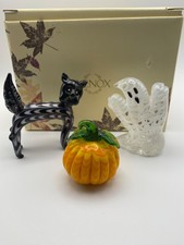 Vintage Lenox Tricky Trio Art Glass Halloween 🎃👻🐈‍⬛ picture