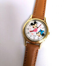 SEIKO ALBA Disney Time Mickey Minnie Watch Retro from japan picture