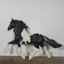 Breyer Horse Kuchi Black and White Pinto 2009 10x13