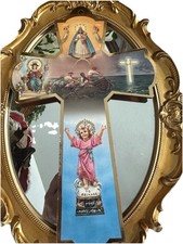 Virgin Caridad del Cobre Wooden Wall Cross 11”Religious Gift Our Lady of Charity picture
