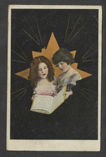 Reading vintage postcard Pu 1905 picture