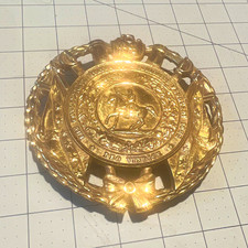 Vtg 1952 Virginia Metalcrafters CSA Great Seal Brass Trivet Plaque 10-18 5