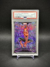 Spider-man 2025 Kakawow Aura Marvel Purple Refractor /45 SSP PSA 10 picture