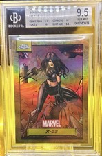 2024 Topps Chrome Marvel X-23 #35 Gold Refractor /50 BGS 9.5 BECKETT MINT picture