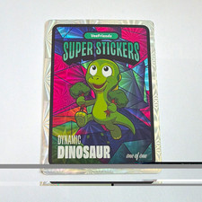 VeeFriends Super Stickers Dynamic Dinosaur 1/1 Non-Sport Sticker picture