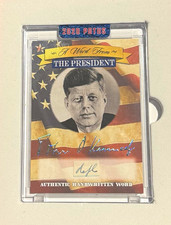JFK - A Word From POTUS, Authentic Handwritten Word - John F. Kennedy 2020 picture