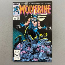 WOLVERINE 1 1ST ONGOING SERIES DEBUT BLACK COSTUME (1988, MARVEL COMICS) picture