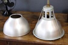 Vintage Lobay Holophane Light Industrial Aluminum Shade cover (Cover Only) picture