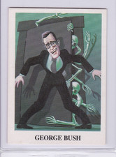 1988 ECLIPSE IRAN-CONTRA SCANDAL TRADING CARD #32 GEORGE BUSH picture