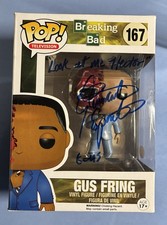 Giancarlo Esposito-Gus Fring Breaking Bad #167 Funko Pop JSA /Hardstack picture