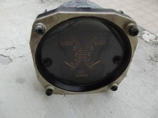 WW2 USAAF AMPS D C Indicator 50's by The Hickox Instruments Electrical.Co Plane picture