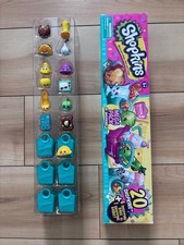 Shopkins 13 Figure & 6 Shopping Bag Lot Collectible 15+ picture