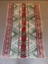 Vtg 30's Southwestern Cotton Camp Blanket Beacon Style  46” X 71” picture
