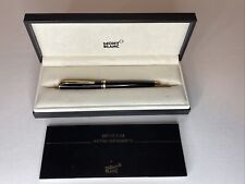 Mont Blanc Generation 13209 BLK 14ktGold Ballpoint Pen Box instruct book Germany picture