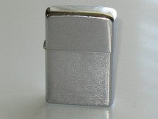 1977 BRUSH CHROME ZIPPO LIGHTER ~ USED ~ NICE AND CLEAN ~ WORKS picture