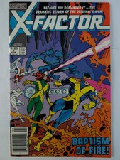 X-Factor #1 1986 Marvel Newsstand 1st Appearance X-Factor Original Five X-Men picture