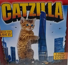 Sellers Publishing, Catzilla 2026 Wall Calendar, 12'' X 12'', 16-Month Calendar picture