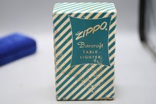 Vintage Unstruck Zippo Barcroft Table Lighter TIDEWATER OIL COMPANY Z2 picture