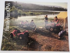 Vintage 1986-1987 Yamaha Family Fun ATVs Sales Brochure YFM80, Champ, YFM200DX picture
