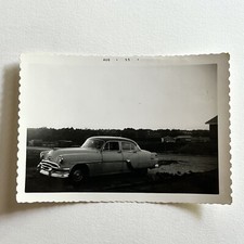 Vintage Snapshot Photograph Beautiful Pontiac Chieftain 1950s Classic Cool picture