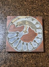 RARE VINTAGE LOS ANGELES TELEPHONE ADVERTISING QUOT-A-MATIC PRINTER BLOCK STAMP picture