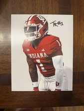 Turbo Richard Indiana Hoosiers Signed 8x10 SSP Photo auto picture